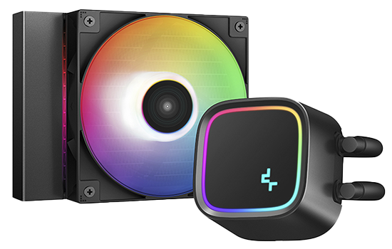 Water Cooler DeepCool LE300, LED RGB 120mm, Intel-AMD 